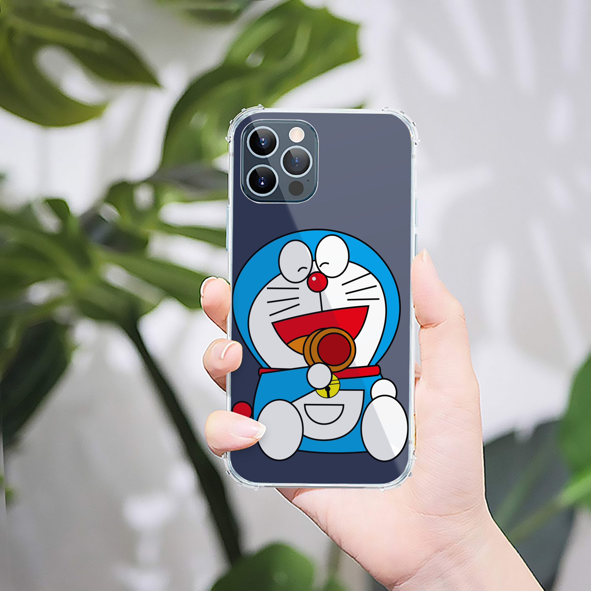 （画像用） ドラえもん Doraemon 【iPhone 12シリーズ対応】透明スマホケース（クリアソフトケース）